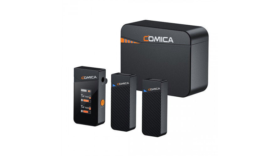 Comica Audio Vimo C3 (черен) - безжичен микрофон тип "брошка"