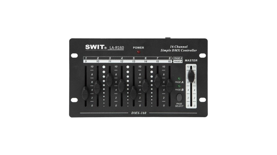 SWIT LA-R160 – преносим 16-канален DMX512 пулт SWIT LA-R160 – преносим 16-канален DMX512 пулт