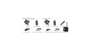 SWIT FL-C60D 3KIT – комплект 3 × FL-C60D Френел прожектори