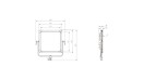 SWIT PL-E60D – тънък двуцветен LED панел 60 W, V-mount, DMX