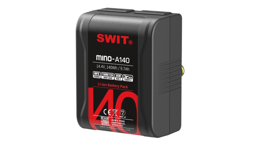 SWIT Mino-A140 – джобна Gold Mount батерия 140 Wh с USB-C SWIT Mino-A140 – джобна Gold Mount батерия 140 Wh с USB-C