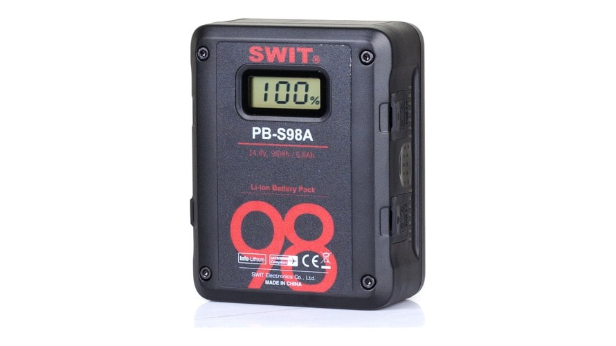 SWIT PB-S98A – квадратна Gold Mount батерия 98 Wh за кино камери SWIT PB-S98A – квадратна Gold Mount батерия 98 Wh за кино камери