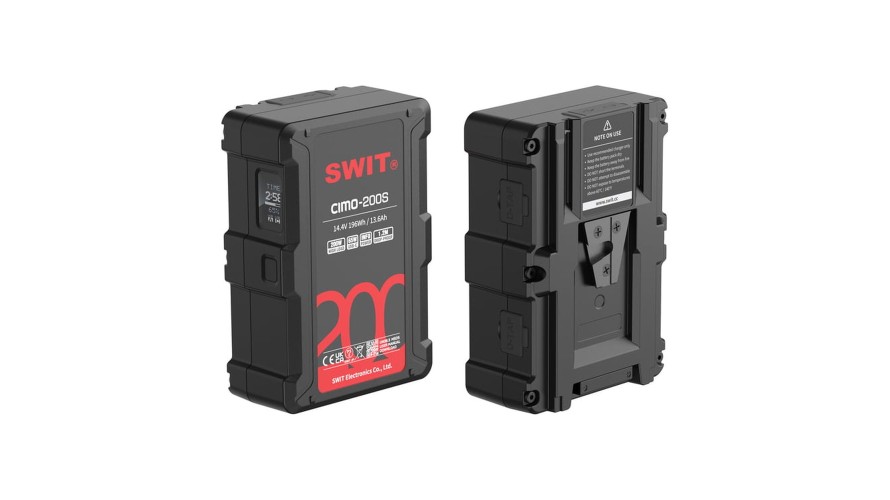 SWIT CIMO-200S – V-mount батерия 196 Wh с USB-C и OLED