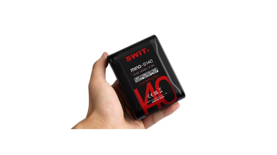 SWIT Mino-S140 – джобна V-mount батерия 140 Wh с USB-C SWIT Mino-S140 – джобна V-mount батерия 140 Wh с USB-C
