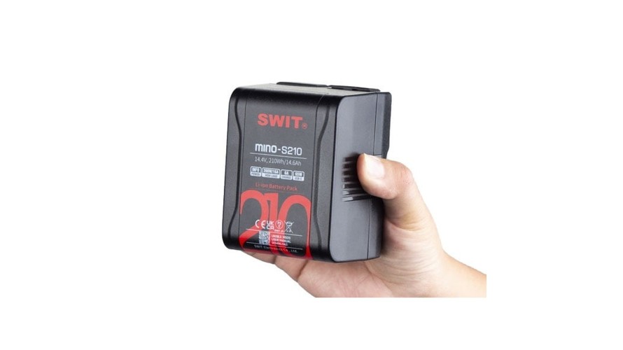 SWIT Mino-S210 – джобна V-mount батерия 210 Wh с USB-C SWIT Mino-S210 – джобна V-mount батерия 210 Wh с USB-C