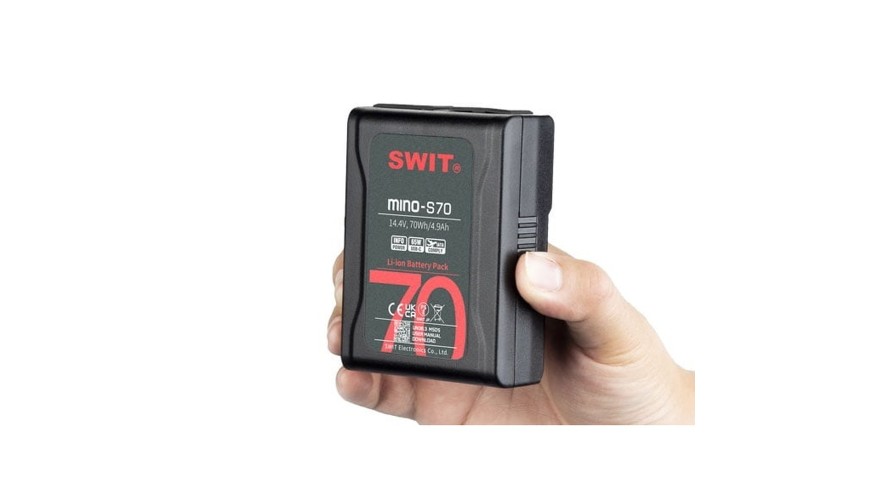 SWIT Mino-S70 – джобна V-mount батерия 70 Wh с USB-C SWIT Mino-S70 – джобна V-mount батерия 70 Wh с USB-C
