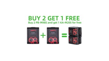 SWIT комплект 2 × PB-M98S + подарък hot-swap плоча KA-M20S