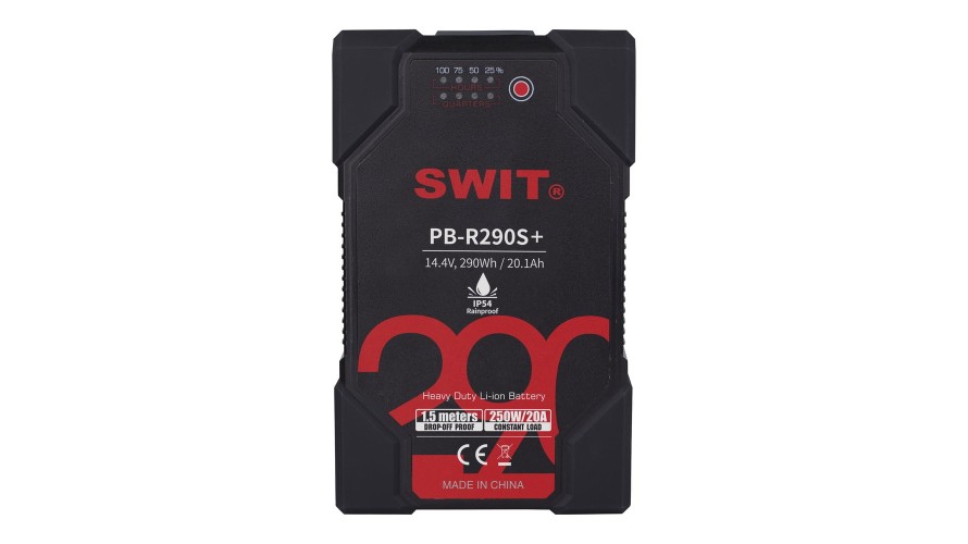 SWIT PB-R290S+ – здрава V-mount батерия 290 Wh, IP54