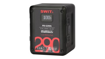 SWIT PB-S290S – квадратна V-mount батерия 290 Wh за кино камери