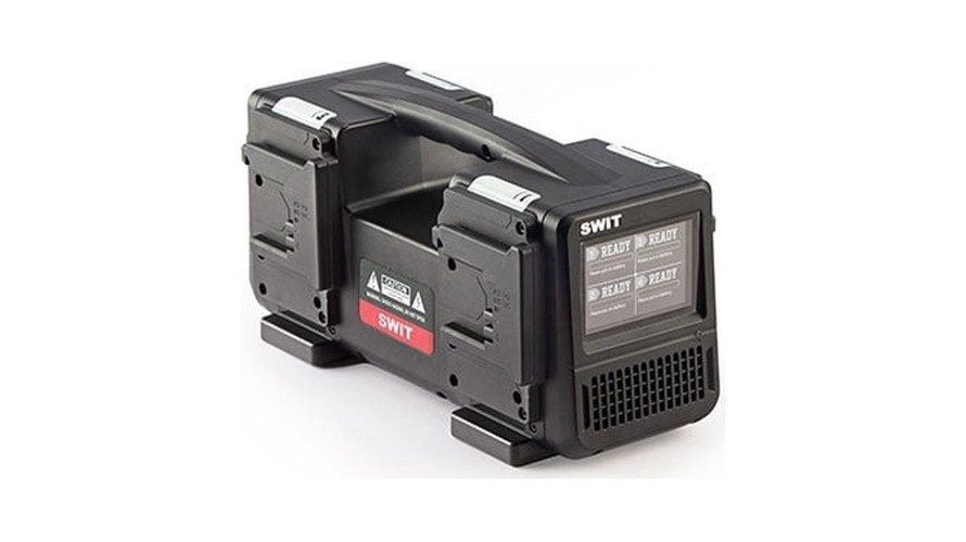SWIT PC-P461B – 4-канално бързо зарядно за B-mount батерии