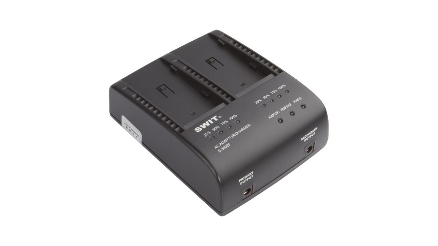 SWIT S-3602F – 2-канално зарядно за Sony NP-F батерии