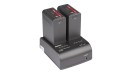 SWIT S-3602U – 2-канално зарядно за Sony BP-U батерии