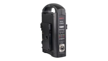 SWIT S-3822A – 2-канално Gold Mount зарядно с адаптерен изход