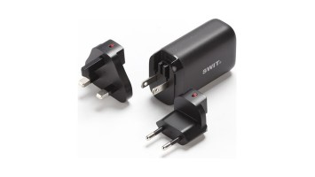 SWIT UC-2065 – GaN зарядно 65 W с 2 × USB-C и USB-A