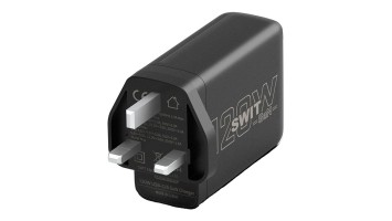 SWIT UC-2120U – GaN зарядно 120 W с 2 × USB-C и 2 × USB-A