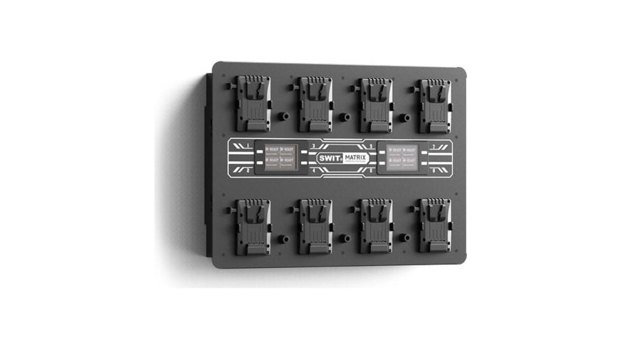 SWIT MATRIX-S8 – 8-канално стенно зарядно за V-mount батерии