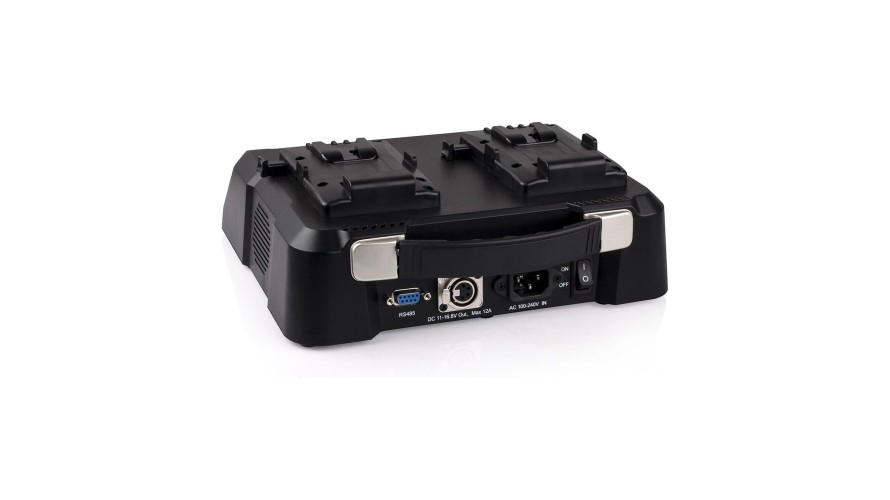 SWIT S-3812S – 2-канално бързо V-mount зарядно и адаптер