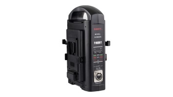 SWIT S-3822S – 2-канално V-mount зарядно с адаптерен изход