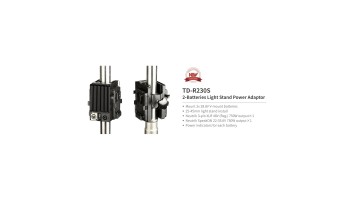 SWIT TD-R230S – адаптер за стойка за 2 V-mount батерии, 48/24 V