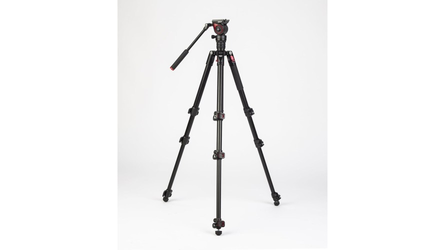 SWIT MUF50 – алуминиев видео статив с флуидна глава, 5 kg
