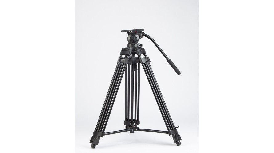 SWIT TOWER100 – алуминиев видео статив с флуидна глава, 10 kg
