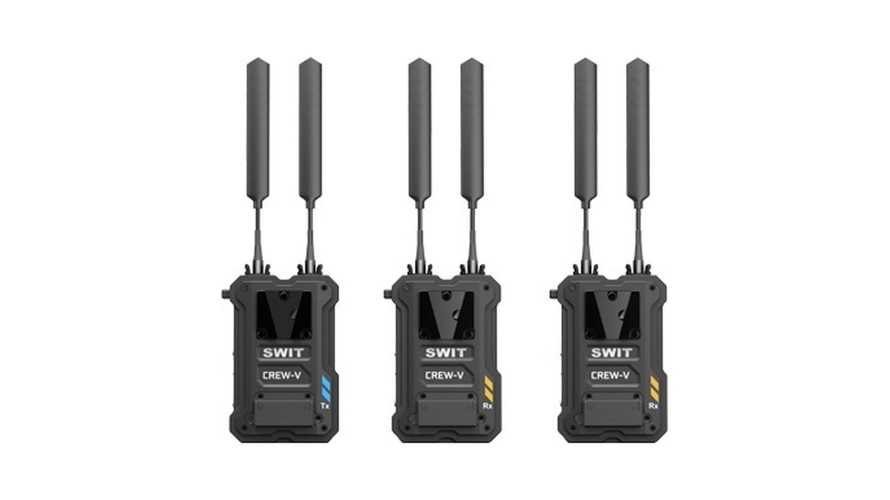 SWIT CREW-V Tx+2Rx – безжична система 1 Tx + 2 Rx 1,2 km, KUWI 2.0 Pro